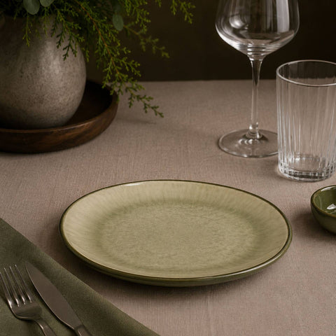Assiette dessert Oli verte — Ogo living — photo 2
