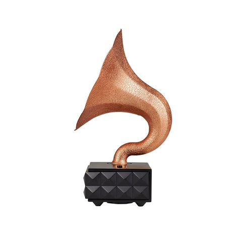 Acoustibox rose doré — vue de profil
