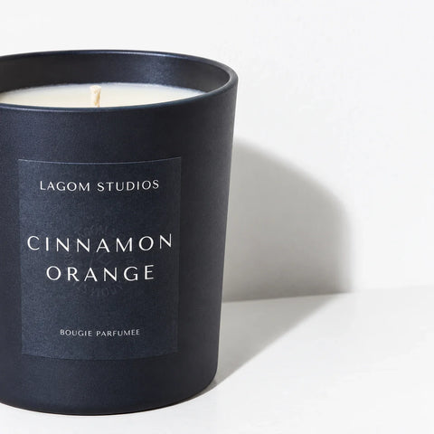 Bougie cannelle orange — detail