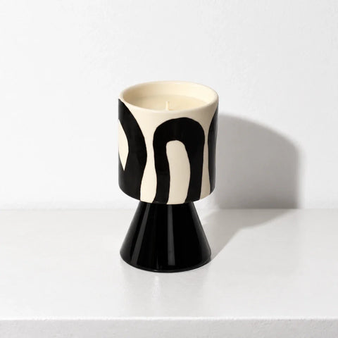 Bougie Kiln céramique noire — eteinte