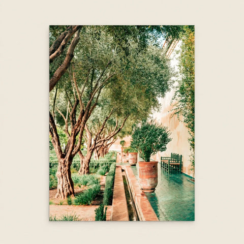 Affiche photographique Emerald Garden — vue seule
