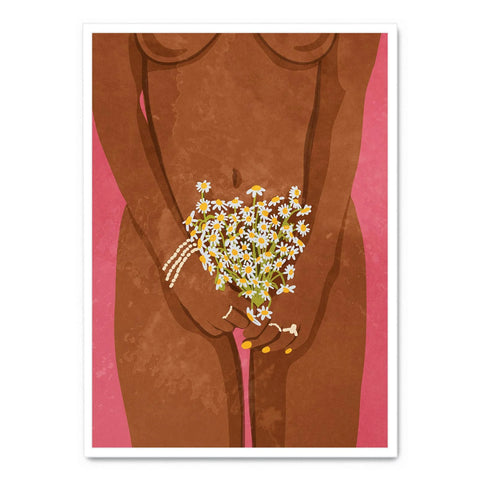 Affiche porter des fleurs — ambiance