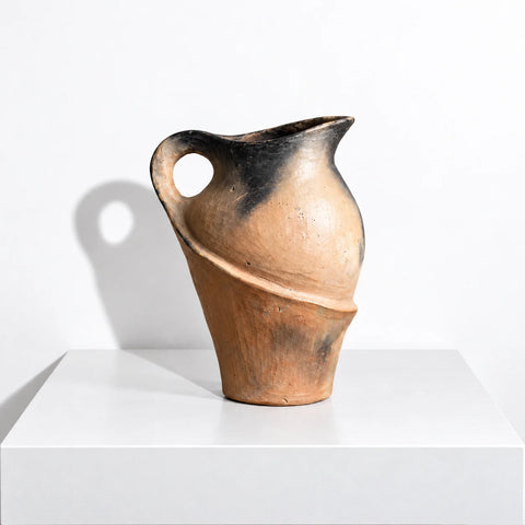 Vase Celia terre cuite — trois quarts