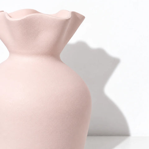 Vase Fleur céramique rose — detail