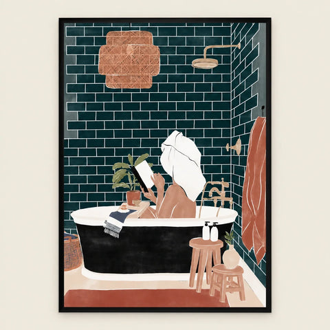 Affiche Bathroom Babe — vue seule
