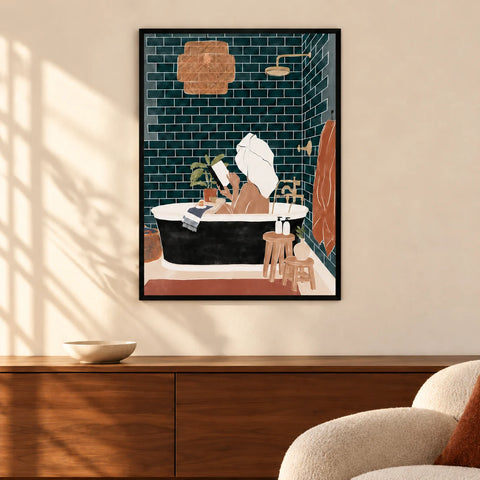 Affiche Bathroom Babe — ambiance