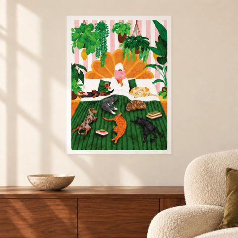 Affiche animaux et plantes — ambiance