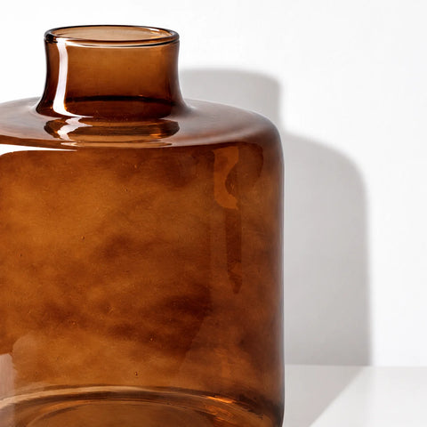 Vase Willow marron — detail