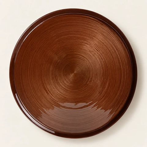 Assiette Vireon rebord haut — vue de face