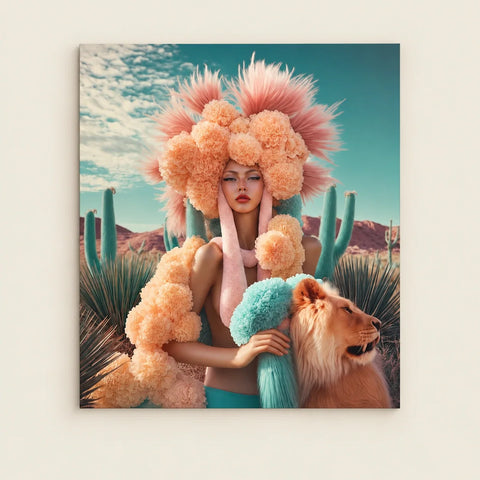 Affiche Sacred Guardian colorée — vue seule