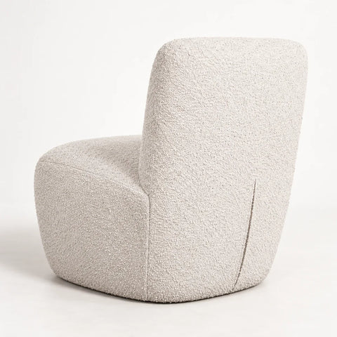Fauteuil Eve bouclette naturelle — vue arriere