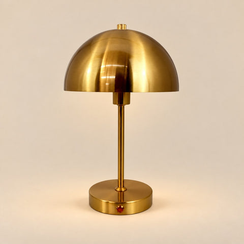 Lampe Stockholm laiton rechargeable — beige sable