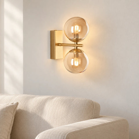 Applique Honey métal verre — ambiance