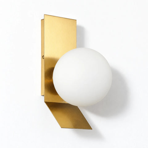 Applique Julia laiton verre — eteinte