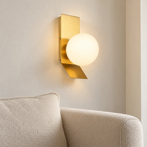 Applique Julia laiton verre — ambiance