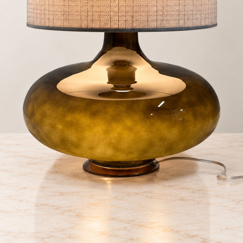 Lampe Kylie verre soufflé — détail du pied