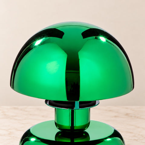 Lampe Kyoto champignon verte — détail de l’abat-jour
