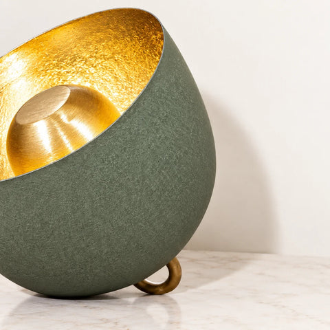 Lampe de sol Verda verte — gros plan