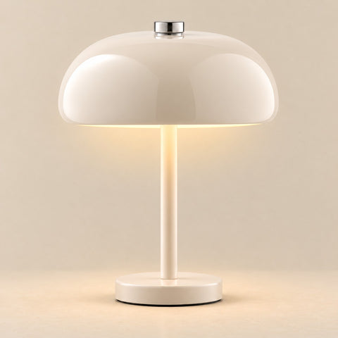 Lampe Margate beige rechargeable — vue rapprochée