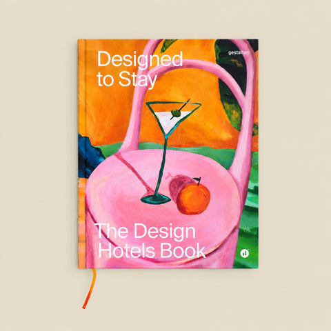 Designed to Stay sur fond beige uni