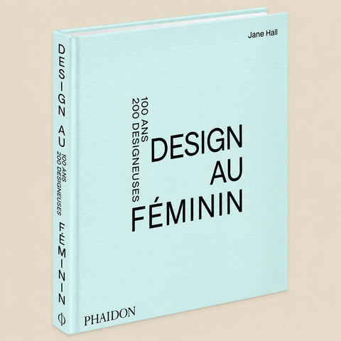 Design au féminin sur fond beige uni