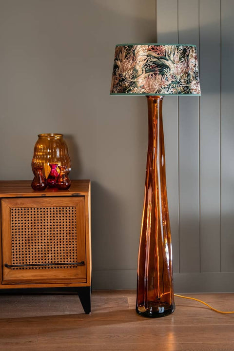 Lampadaire Jarron verre recyclé photo fournisseur