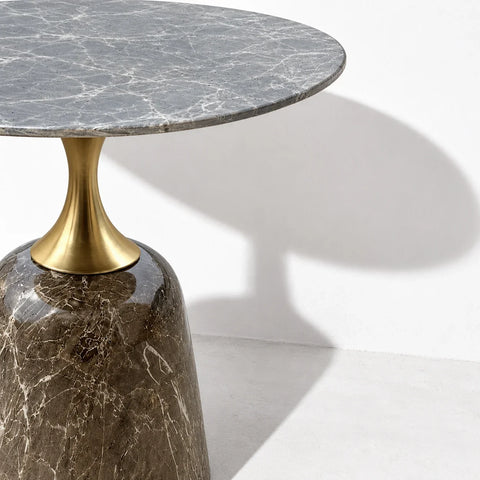Table d’appoint Aureo pierre grise — detail