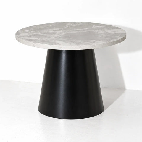 Table basse Brito effet marbre — vue entiere