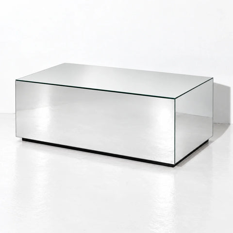 Table basse Dorian en miroir — autre angle