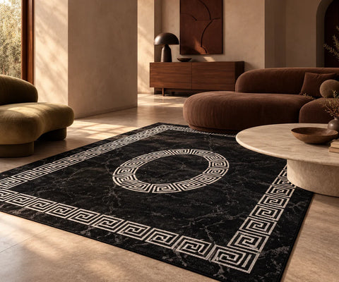 Tapis Plus noir — salon