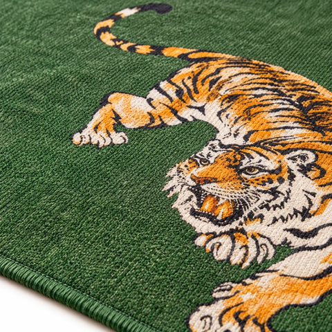 Tapis Ecorug Green On Fire — gros plan