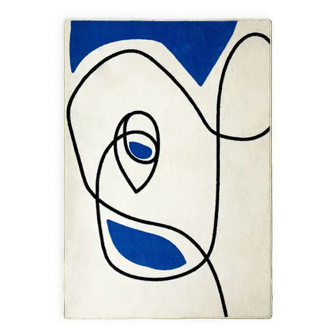 Tapis Otto géométrique recyclé — tapis droit