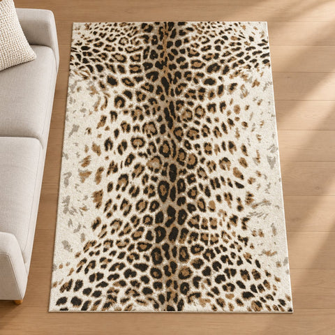 Tapis Savanna velouté doux — mise en situation illustrative avec mobilier