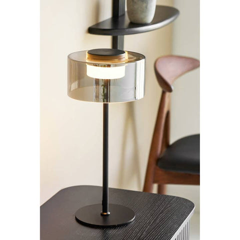 Lampe Cholet acier verre